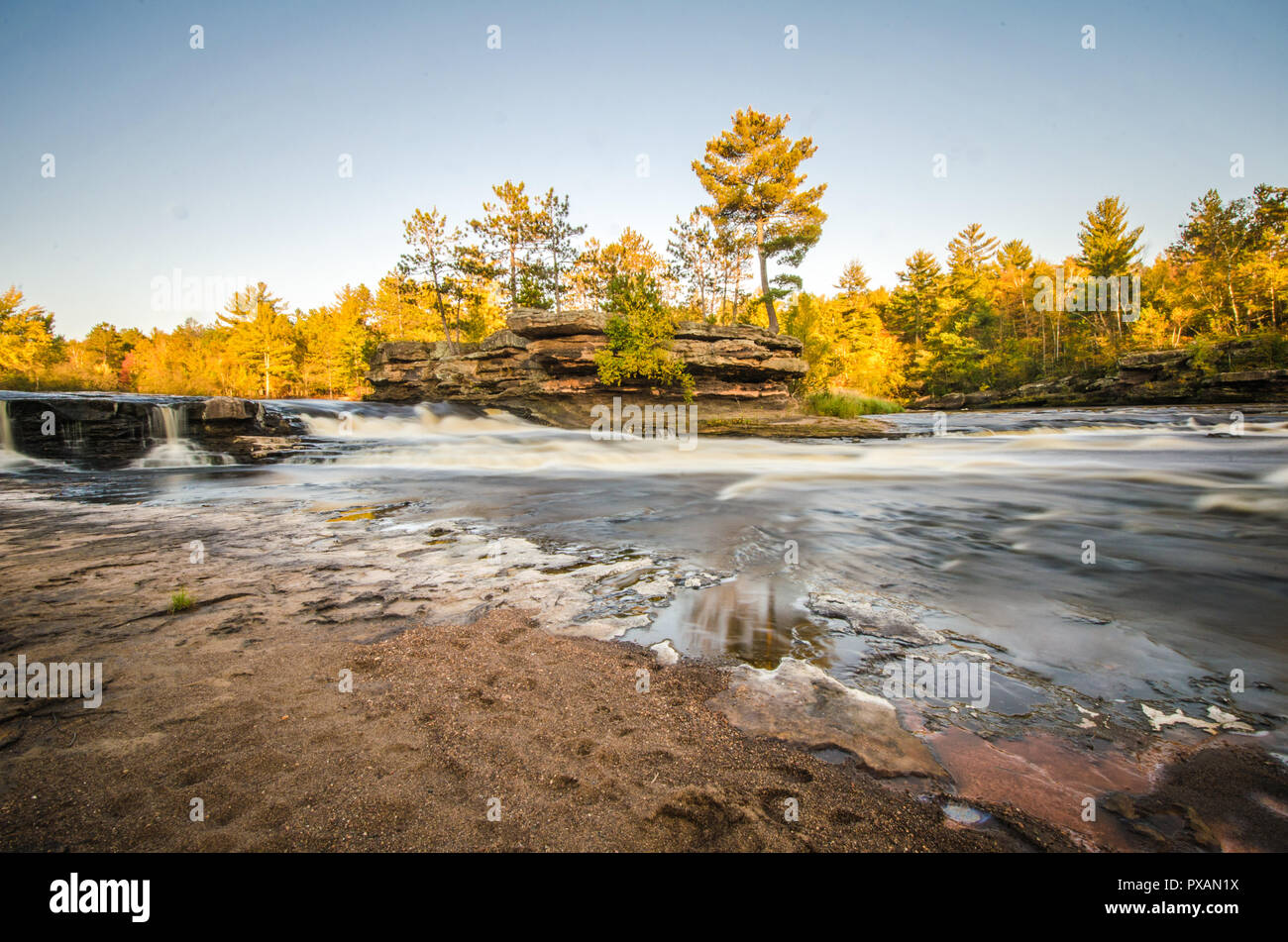 Banning State Park in Minnesota in Sandstone MN, near the Kettle River