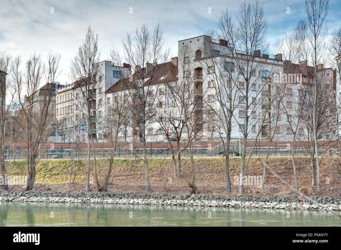 Wien, Gemeindebau des 'Roten Wien' - Vienna, Council Tenement Block