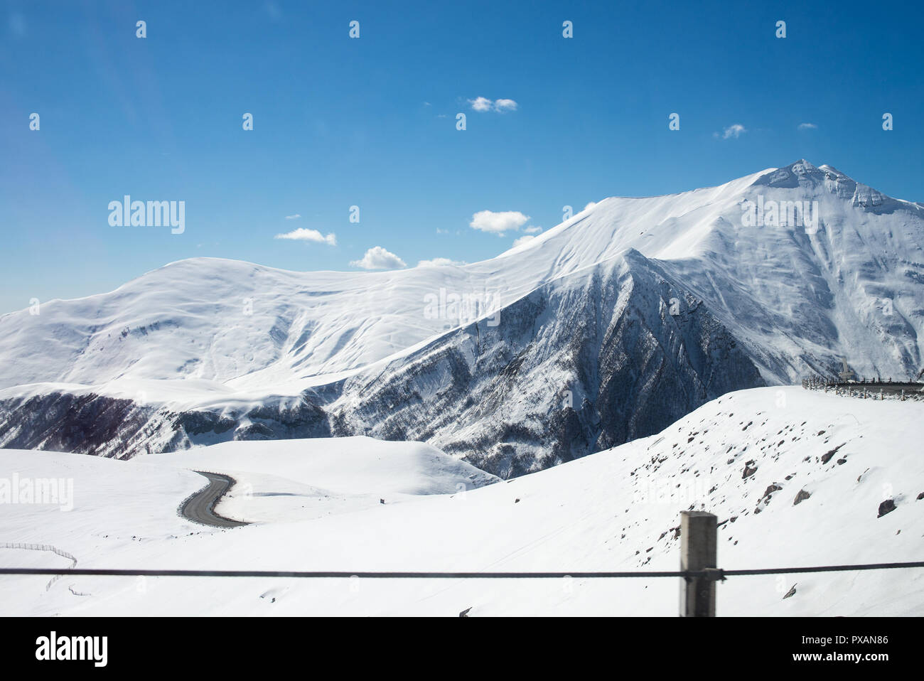 Caucasus Mountains in Georgia Stock Photo - Alamy