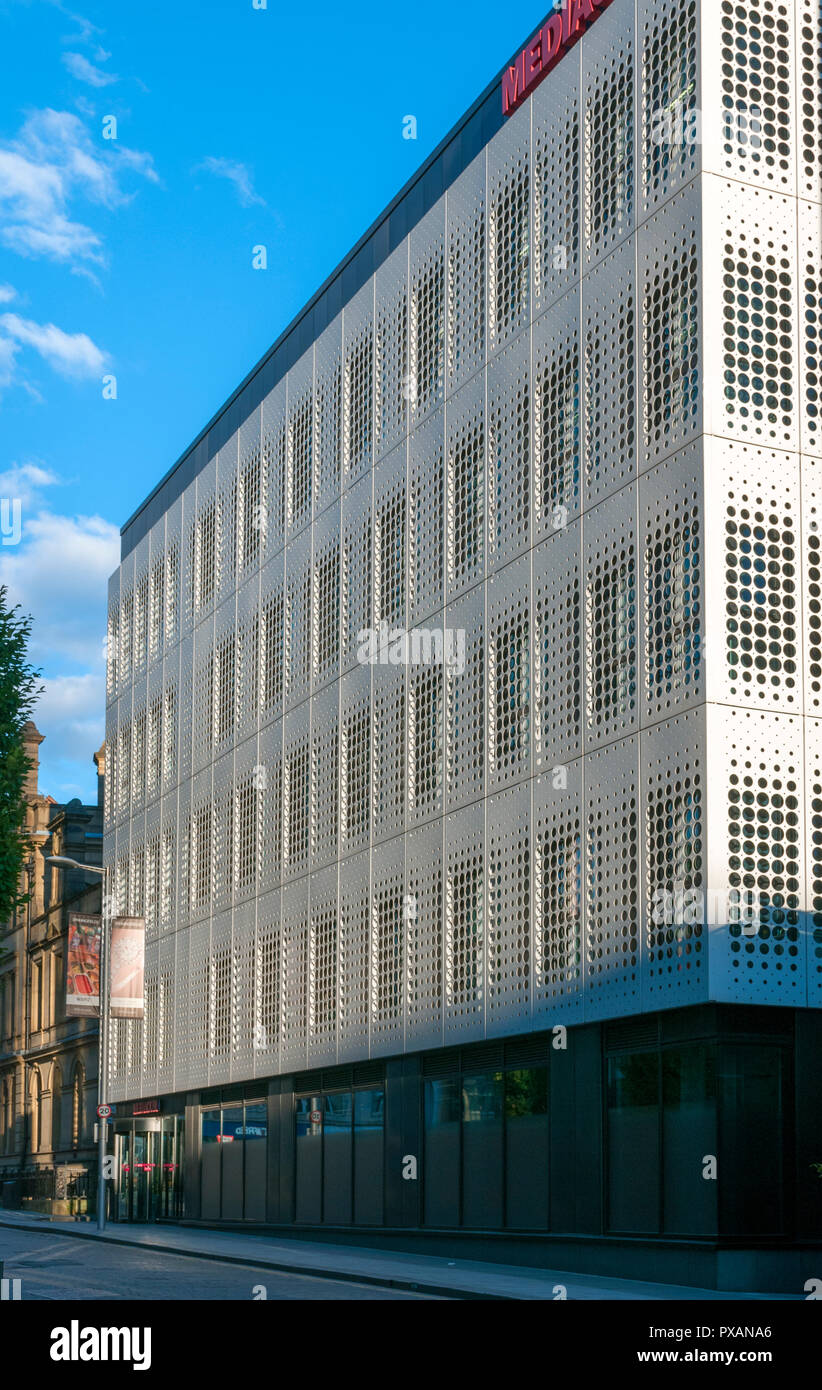 The No.1 Hardman Street building (Levitt Bernstein Associates).  Occupied by Mediacom.  Spinningfields, Manchester, England, UK. Stock Photo