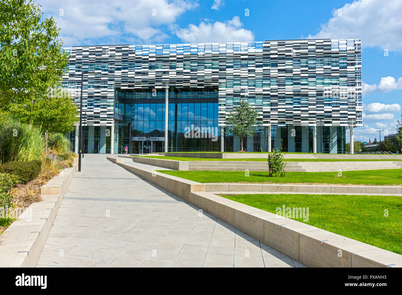 Manchester Metropolitan University, Brooks Academic building, Birley Campus, Manchester, England, UK. Sheppard Robinson 2014. Stock Photo