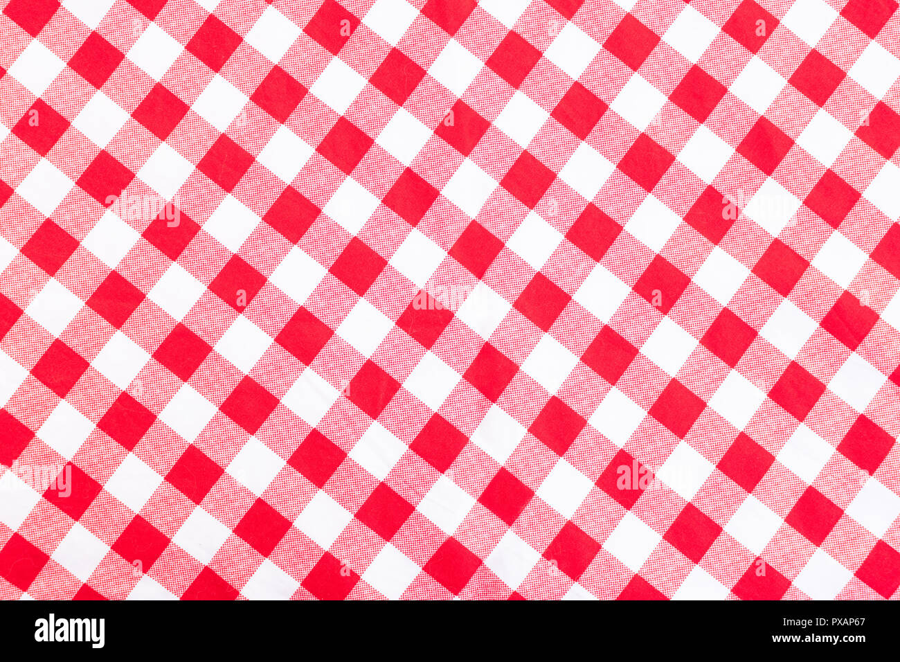 Red and white textile background Stock Photo