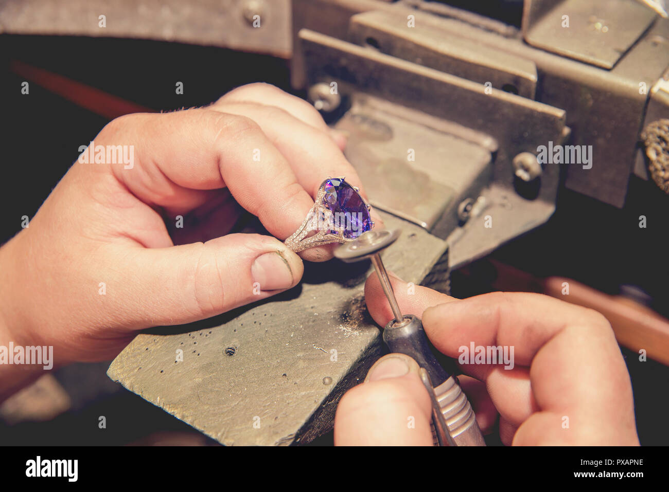 Jeweler tools hi res stock photography and images Alamy