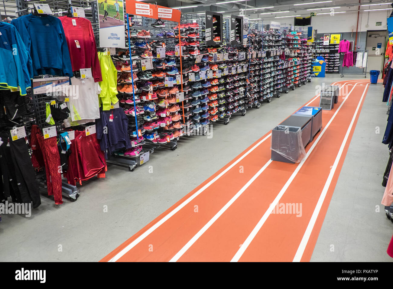 Aerial View of Decathlon. Sporting Goods Retailer. Almada, Portugal,  25.02.2021 Editorial Stock Photo - Image of blue, clothes: 211665273