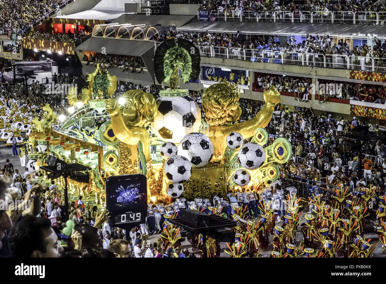 Brazil FIFA World Cup 2014 football world championship, Rio de Janeiro, Brazil Stock Photo