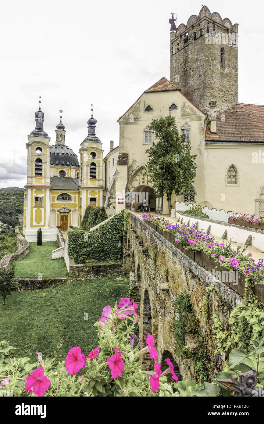 Castle Vranov, Okres Znojmo, Southern Moravia, Czech Republic, Vranov Stock Photo