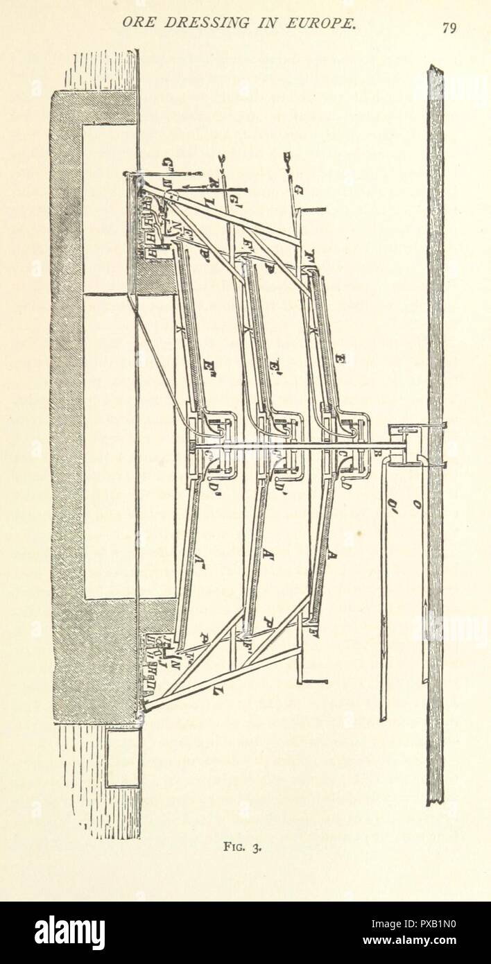 page 93 of 'The practice of ore dressing in Europe, etc' . Stock Photo