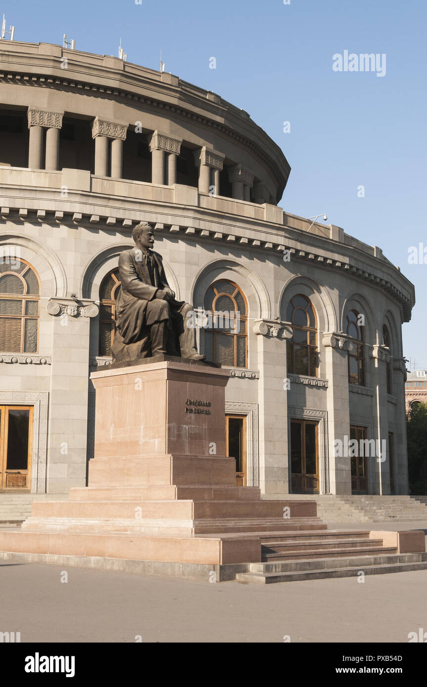 Armenia, Yerevan, Freedom Square, Armenian Opera House Stock Photo Alamy