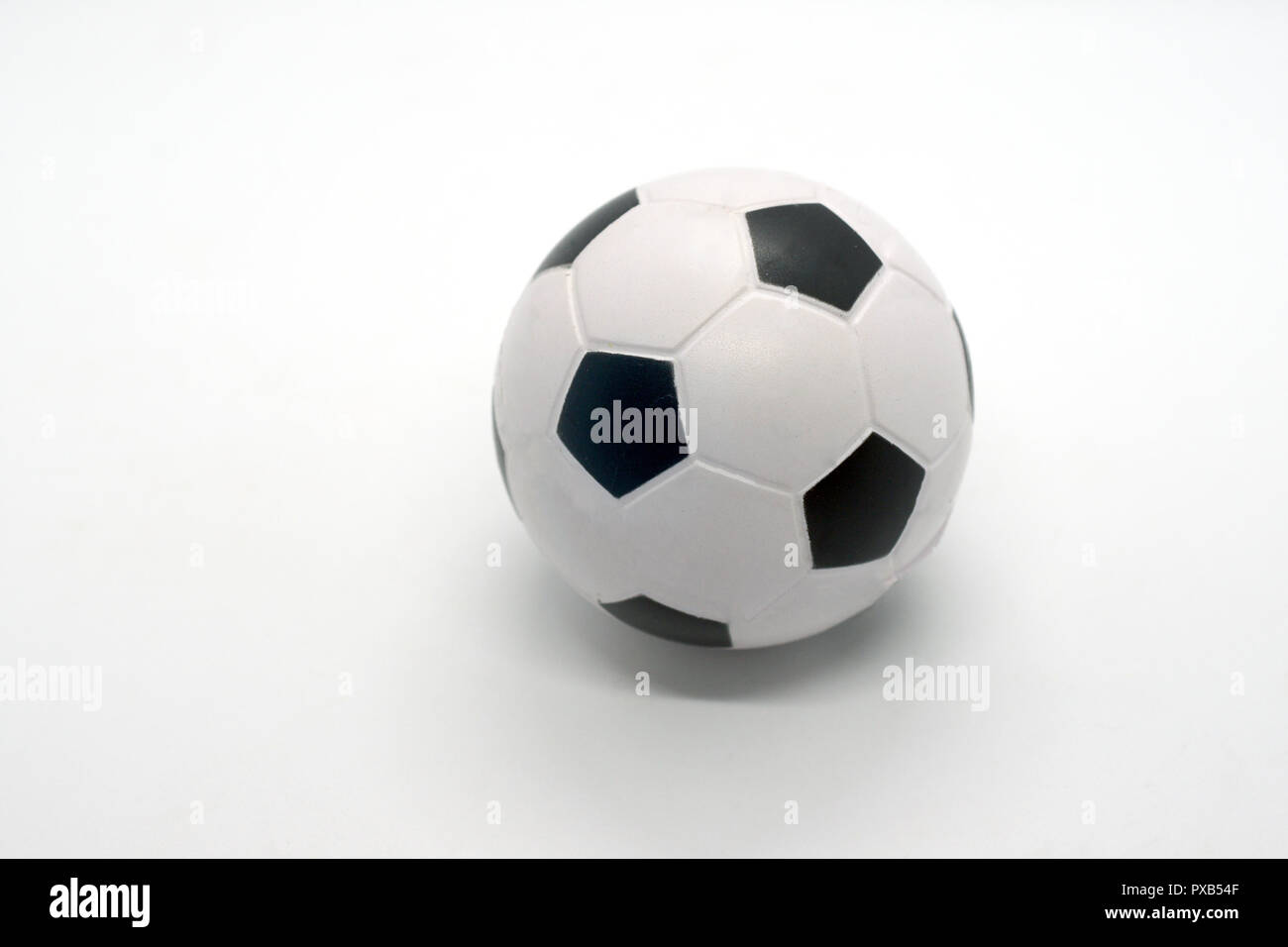 small mini football black white Stock Photo