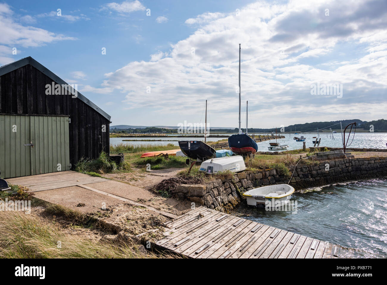 Newtown Harbour, Isle of Wight, England Stock Photo Alamy