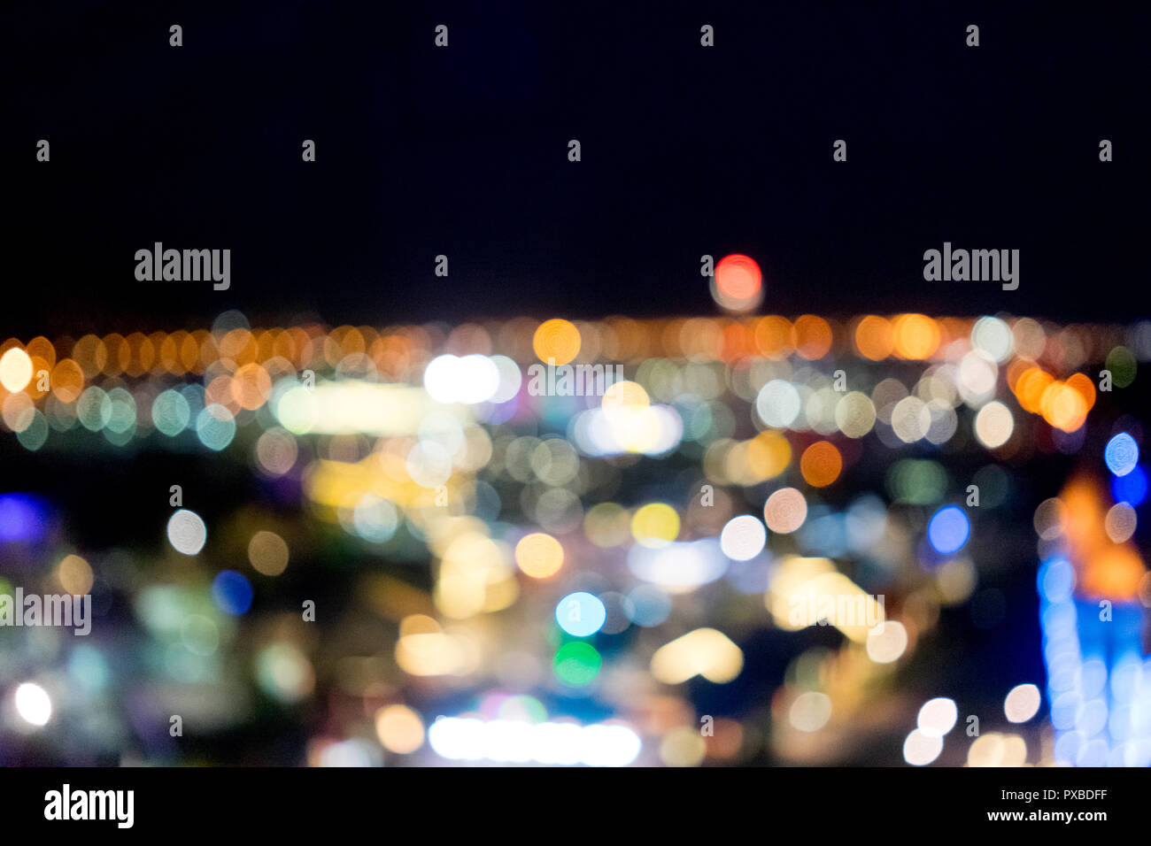 Abstract night background blurred hi-res stock photography and images ...
