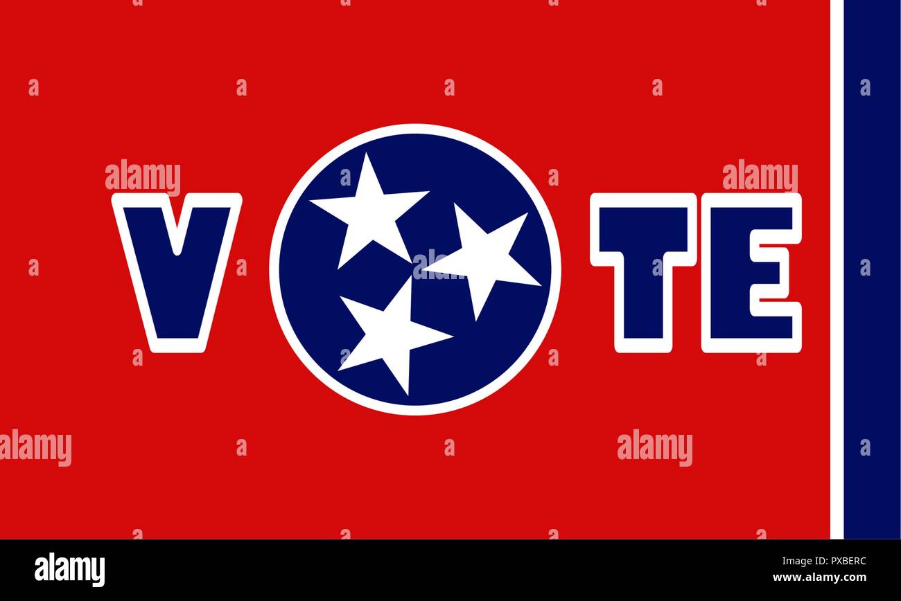 vote text on Tennessee state flag backdrop Stock Vector Image & Art Alamy