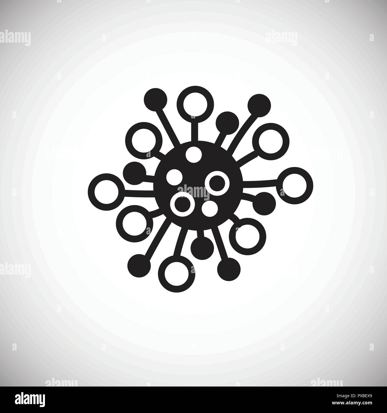Virus bacteria on white background Stock Vector Image & Art - Alamy