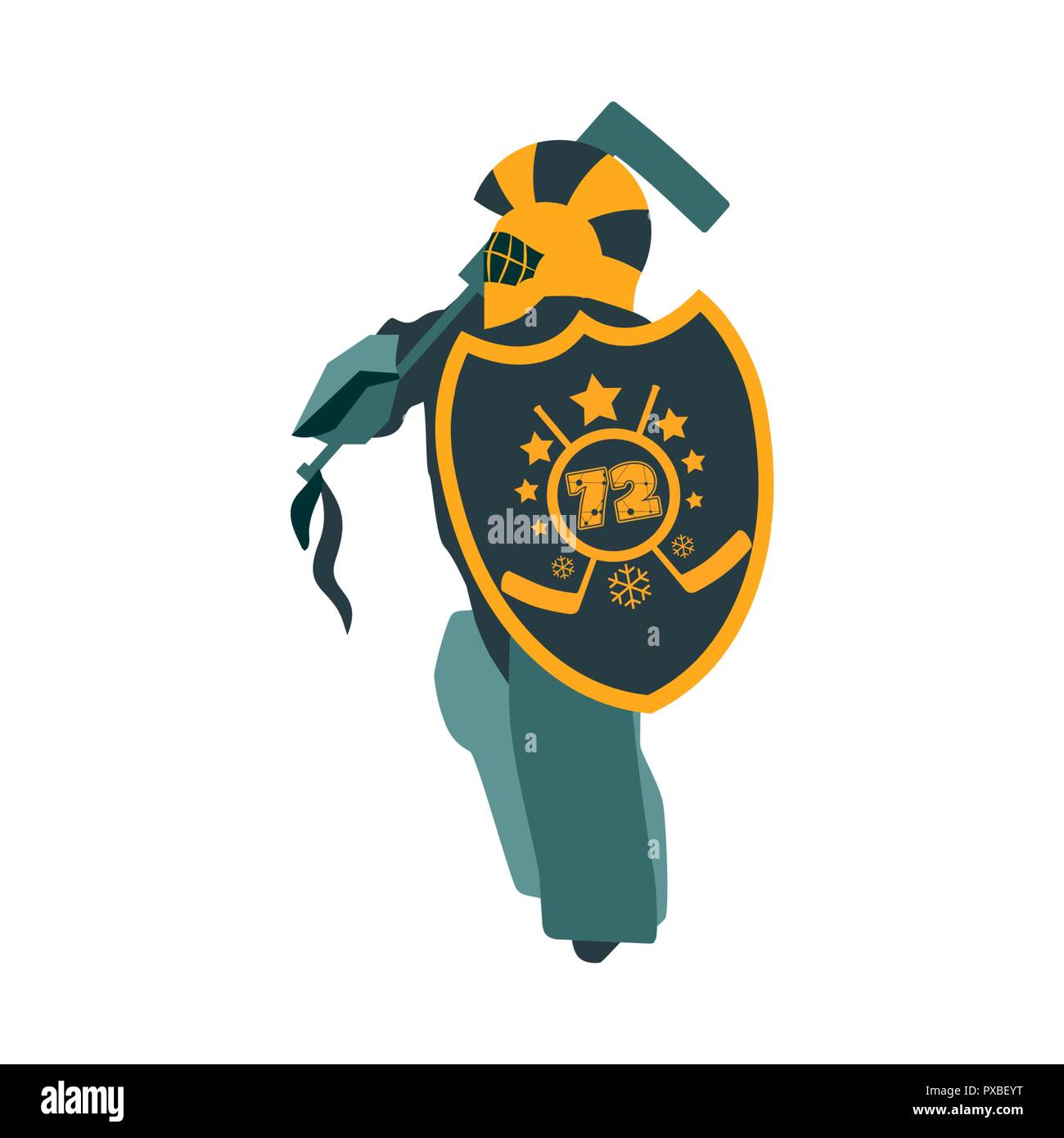 Ice hockey goalie Stock Vector Image & Art - Alamy