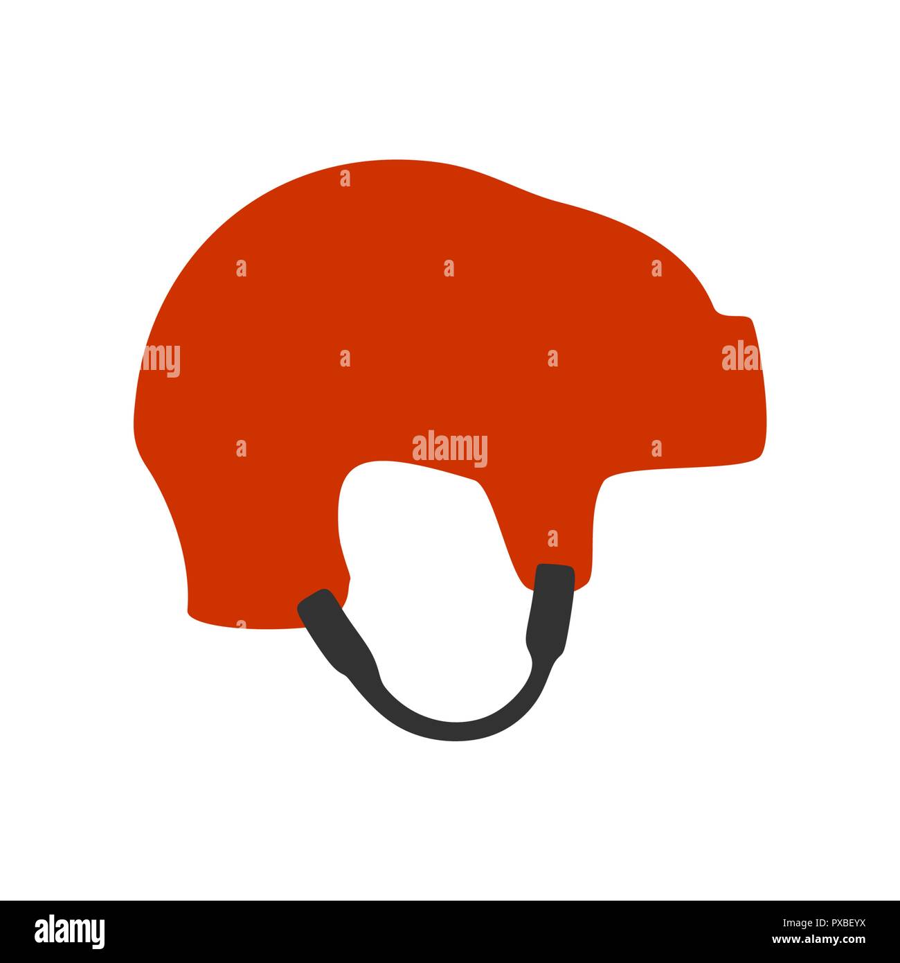 Ice hockey helmet Stock Vector