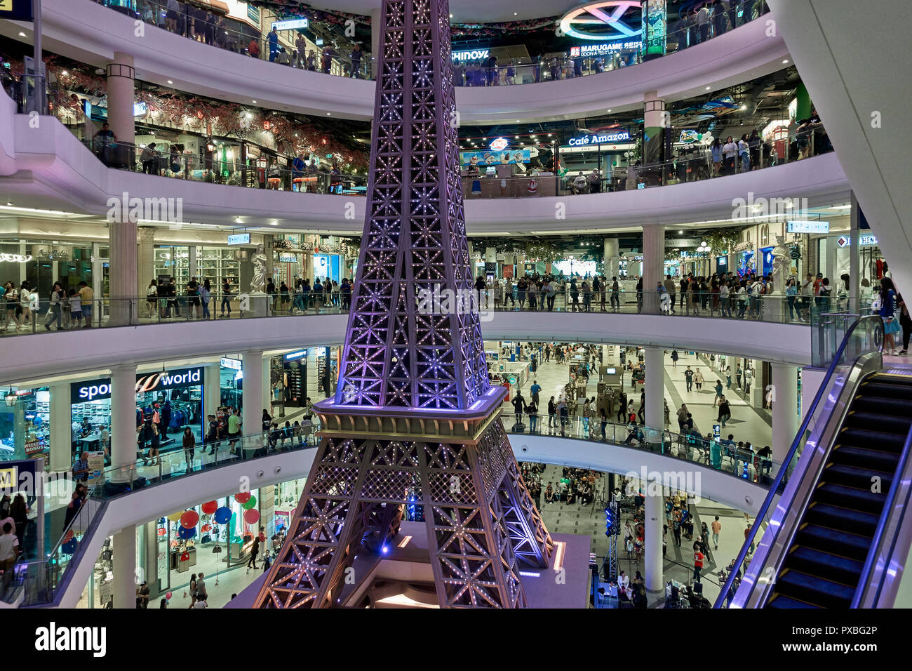 Thailand Shopping Mall Terminal 21 Interior Pattaya Southeast Asia Stock Photo Alamy
