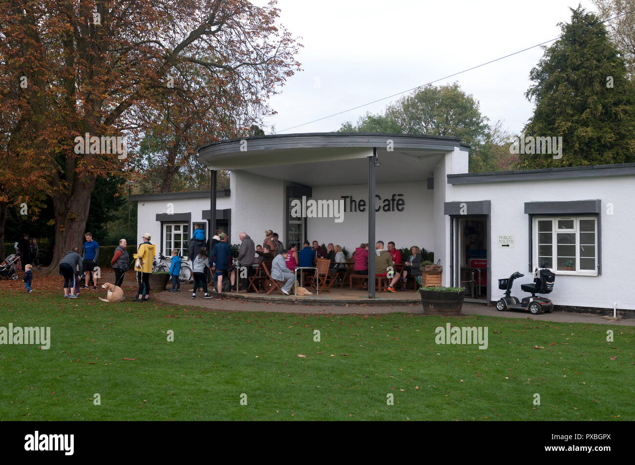 The Cafe, Welland Park, Market Harborough, Leicestershire, England, UK Stock Photo