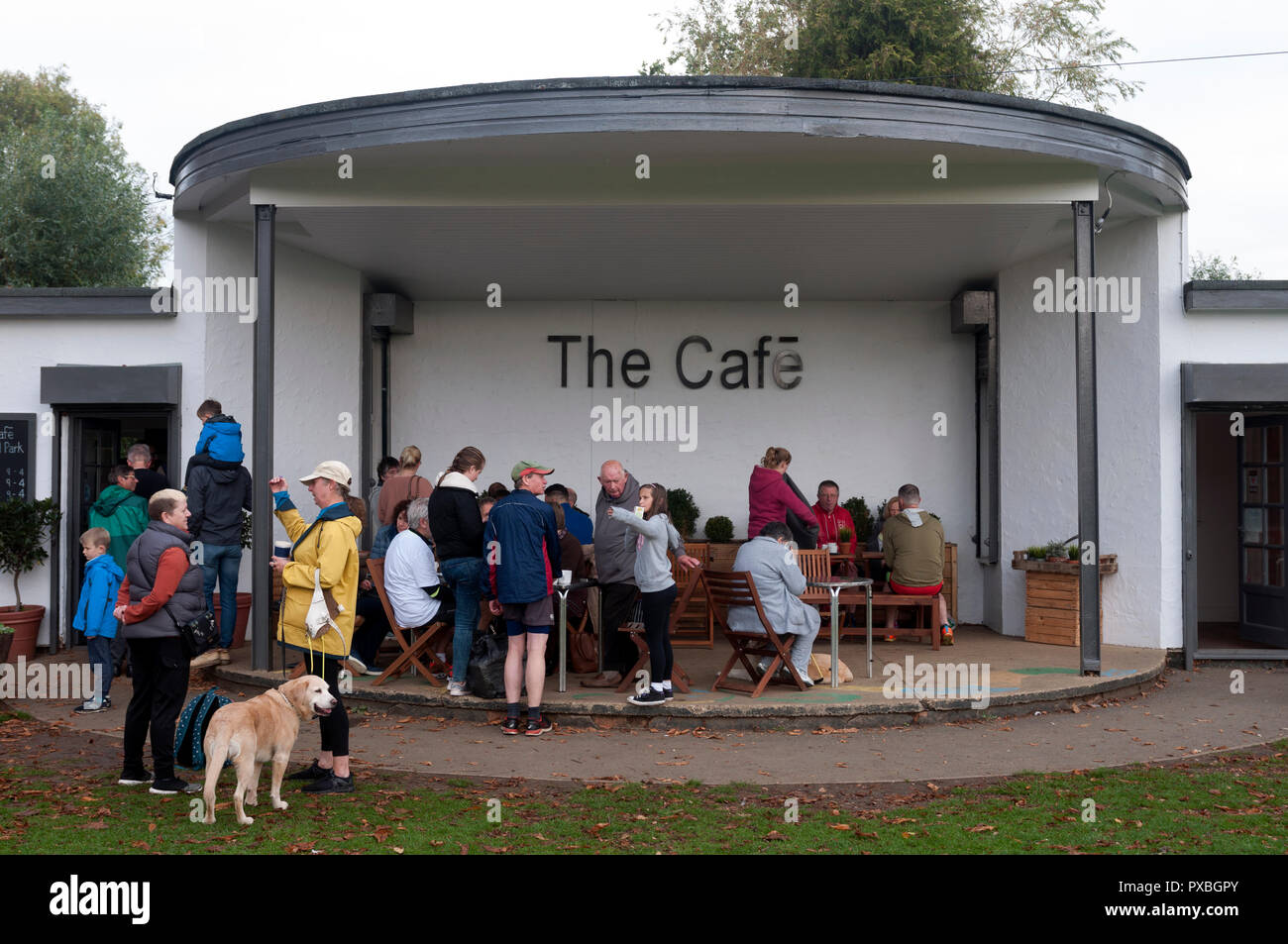 The Cafe, Welland Park, Market Harborough, Leicestershire, England, UK Stock Photo Alamy