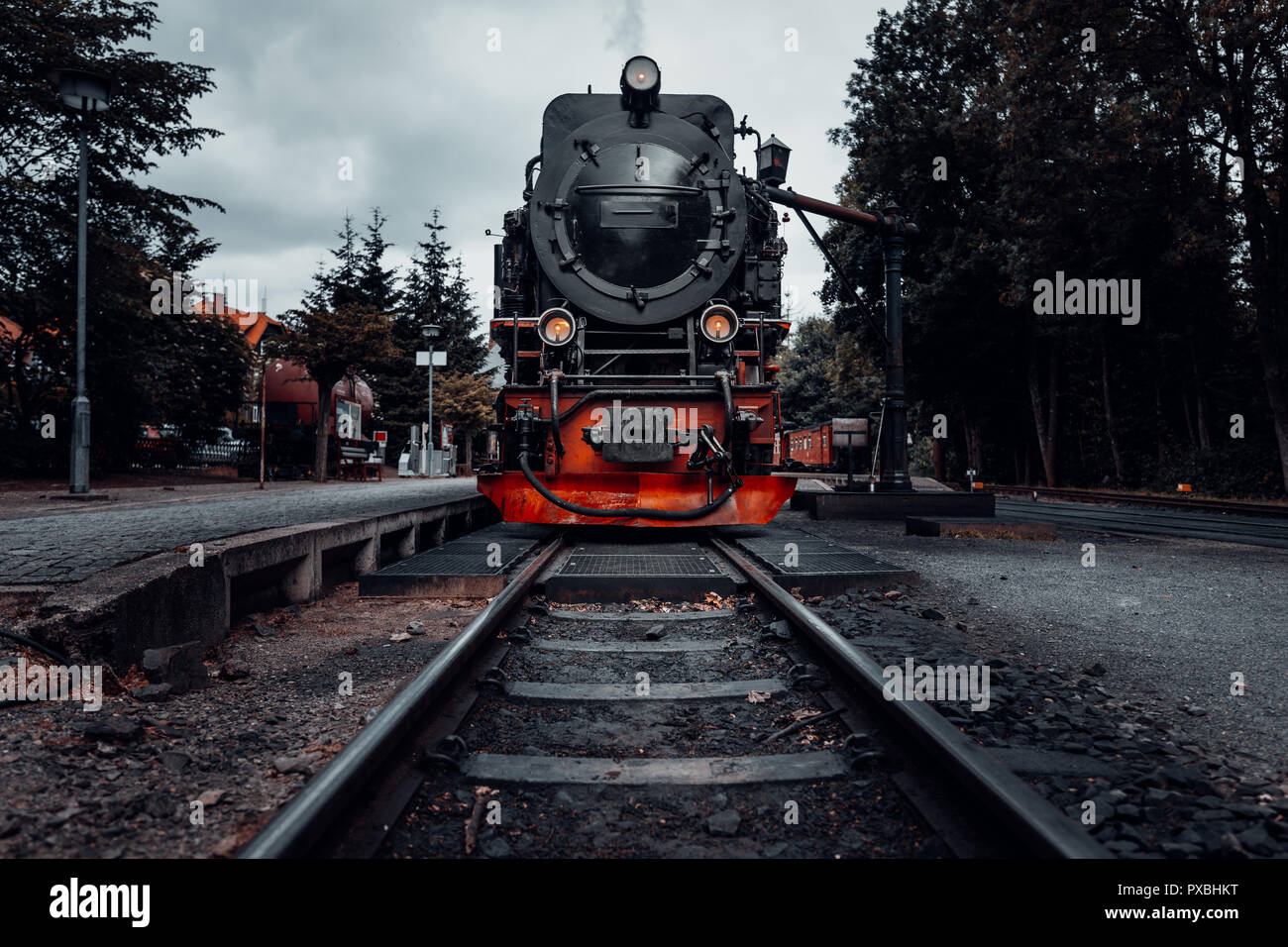 Narrow Gauge Railway Stock Photo
