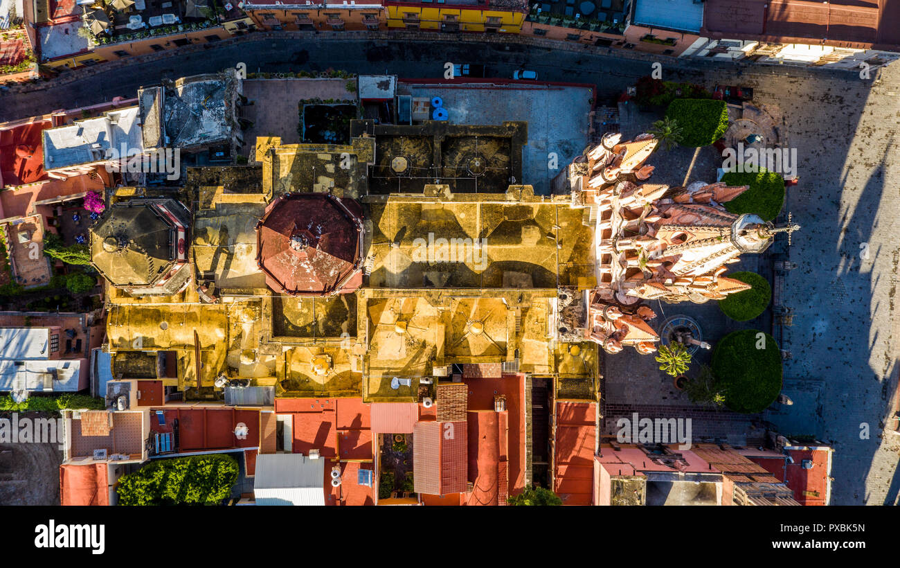 Parroquia de San Miguel Arcangel, San Miguel de Allende, Mexico Stock Photo