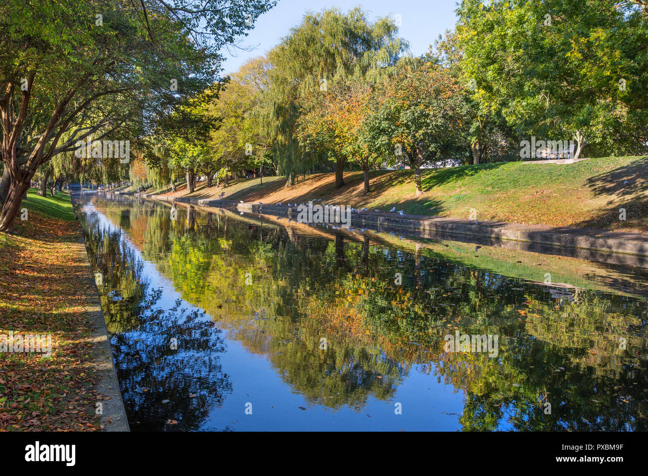 Royal Military Canal, Hythe Stock Photo