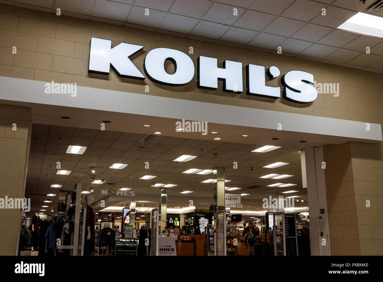 Lafayette Circa October 2018 Kohl's Retail Store Location. Kohl's