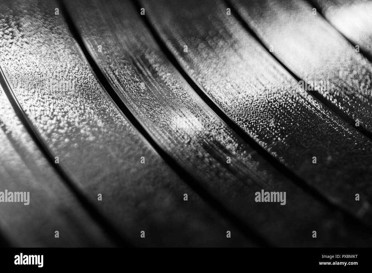 Vinyl records gramophone Black and White Stock Photos & Images Alamy