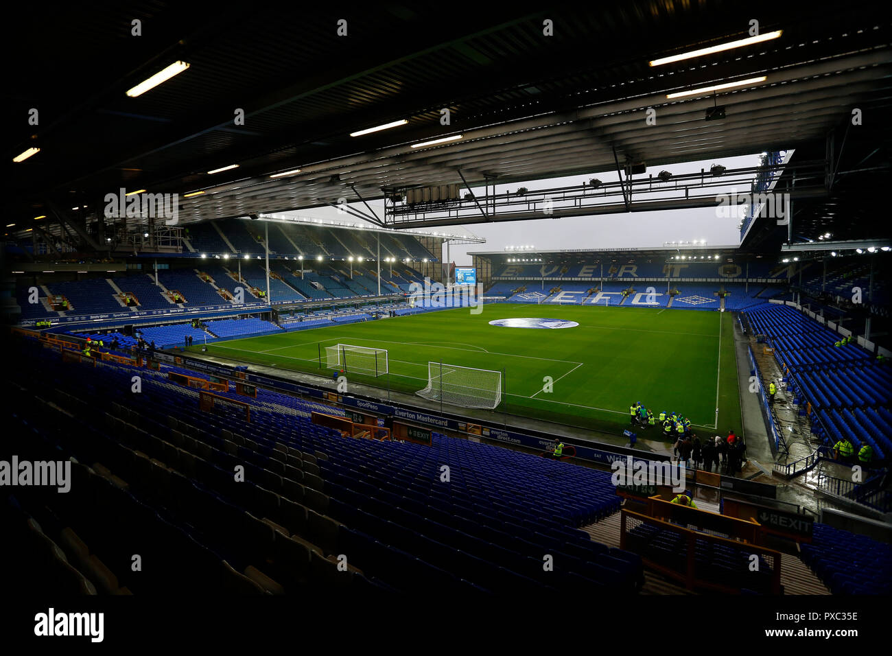 Goodison Park, Liverpool, UK. 21st Oct, 2018. EPL Premier League Football, Everton versus Crystal Palace; A general view of Everton's Goodison Park ground Credit: Action Plus Sports Images/Alamy Live News Credit: Action Plus Sports/Alamy Live News Stock Photo
