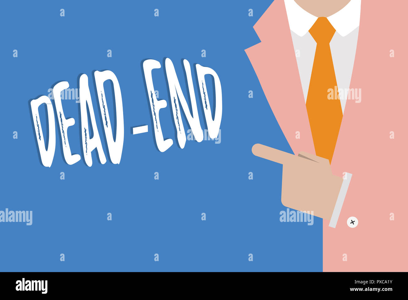 Handwriting Text Writing Dead End Concept Meaning Reaching Limit Of Road Or Passage From Which No Exit Is Possible Stock Photo Alamy