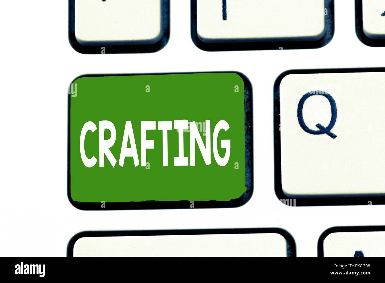 Word writing text Crafting. Business concept for activity or hobby of ...