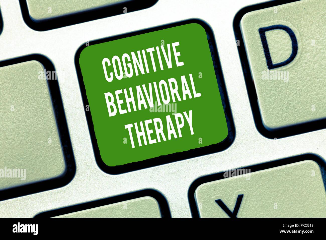 Text sign showing Cognitive Behavioral Therapy. Conceptual photo ...