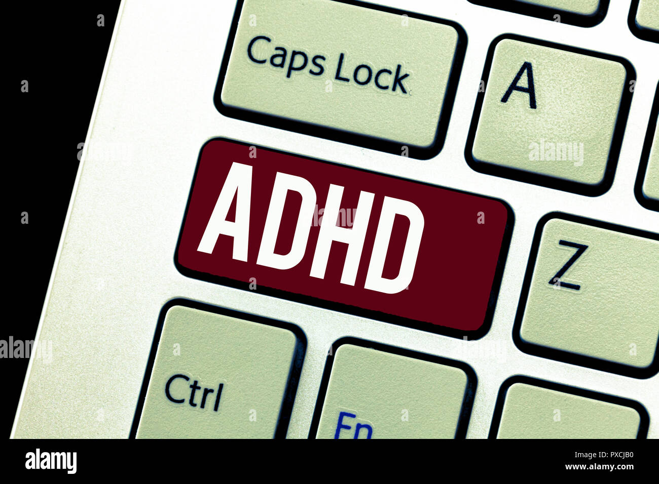 Word writing text Adhd. Business concept for Mental health disorder of ...
