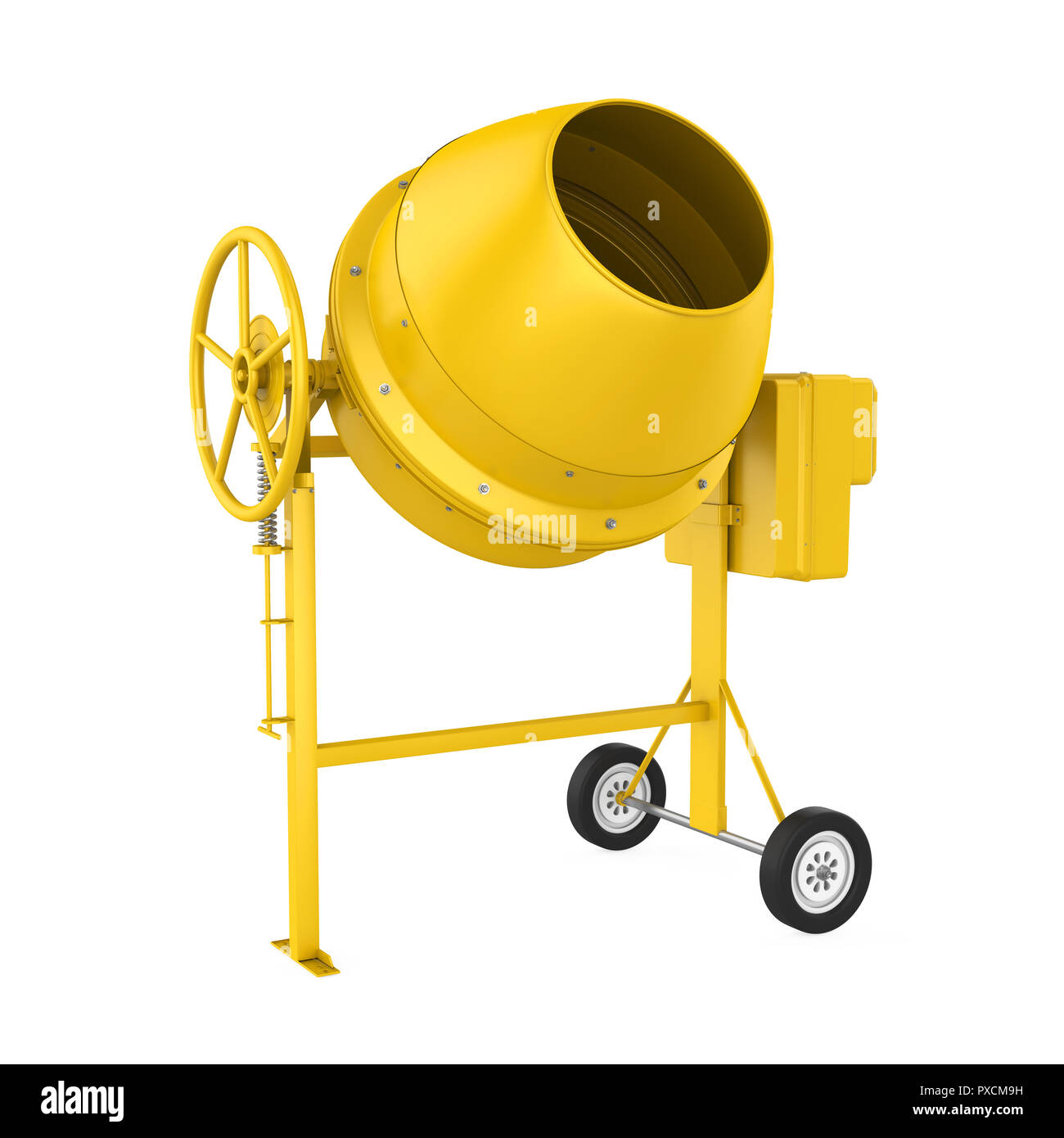 Concrete Mixer Isolated Stock Photo Alamy
