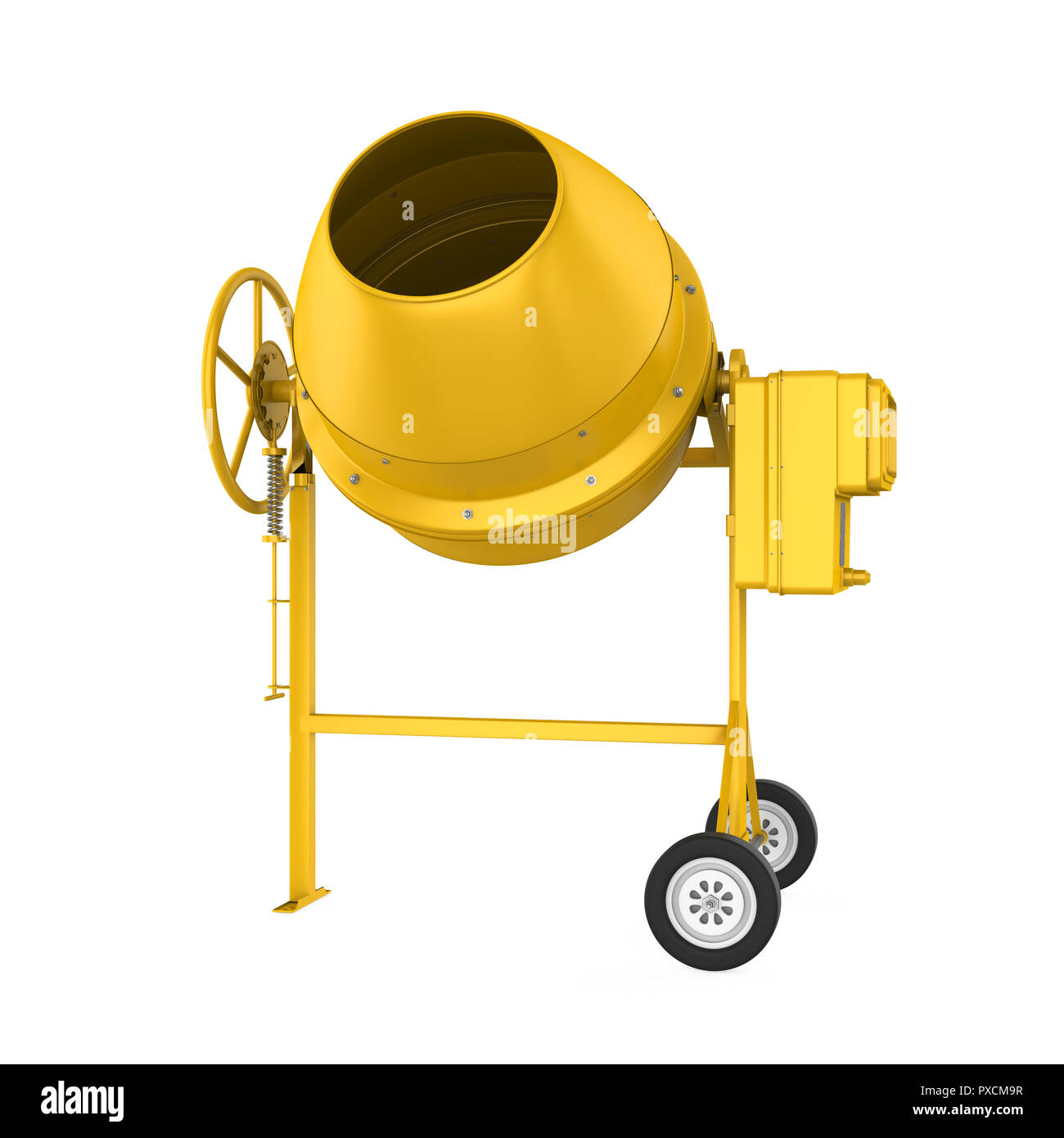 Concrete Mixer Isolated Stock Photo Alamy