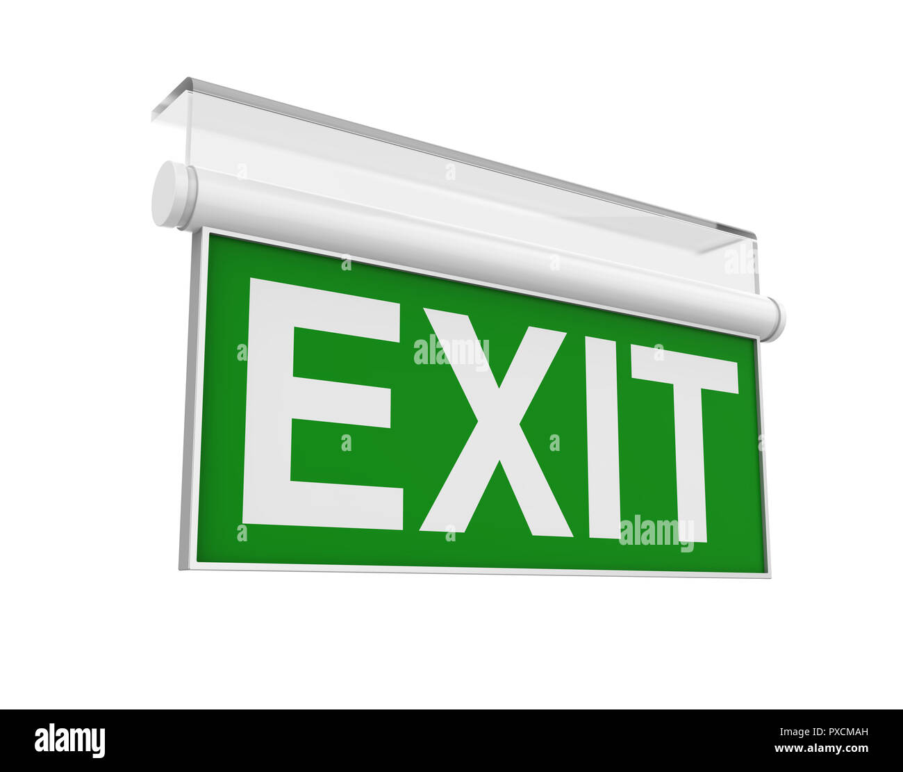 emergency-exit-sign-isolated-stock-photo-alamy