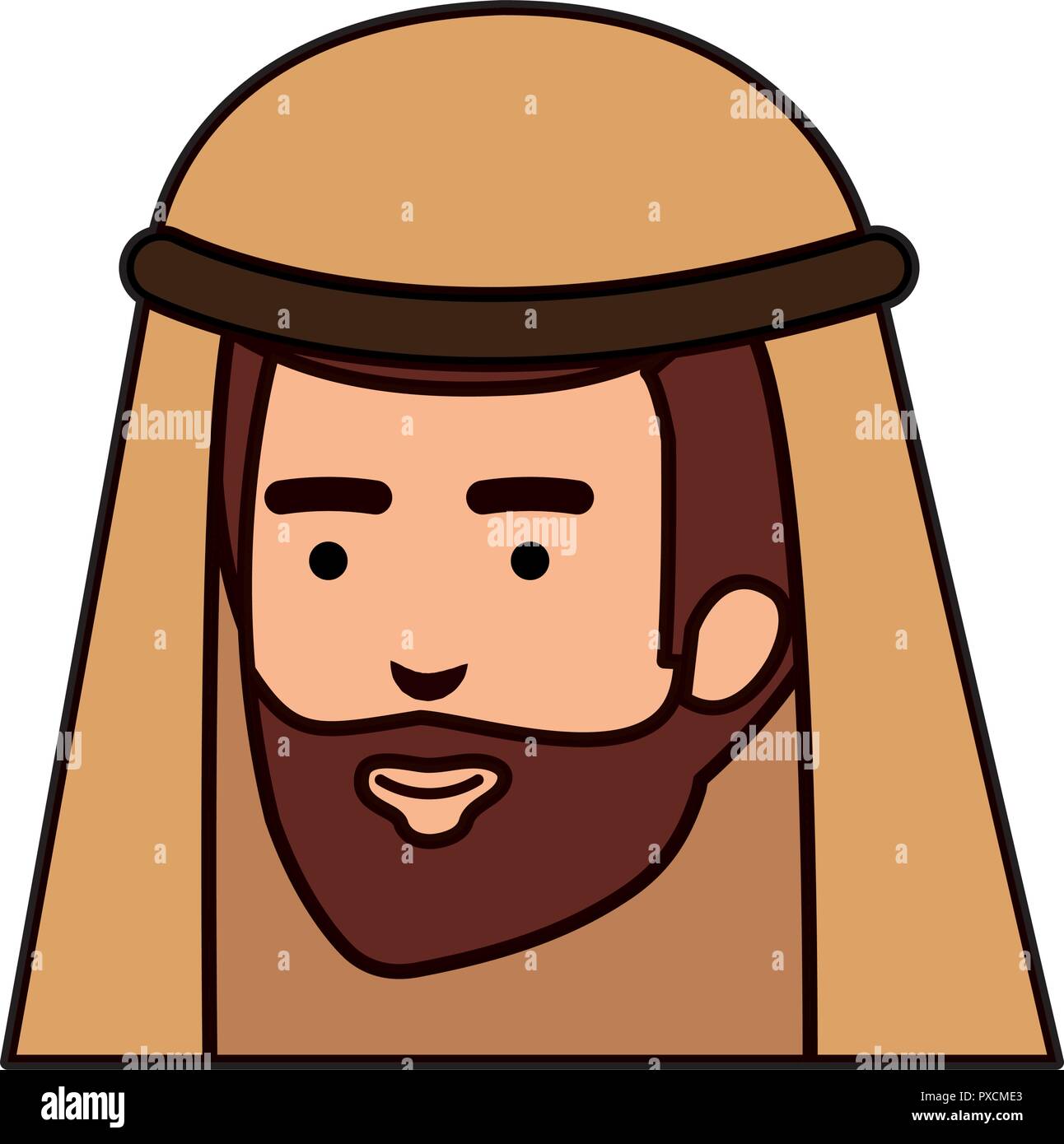 saint joseph christmas character Stock Vector