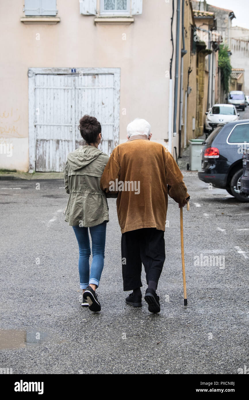 Caring for the elderly hi-res stock photography and images - Alamy