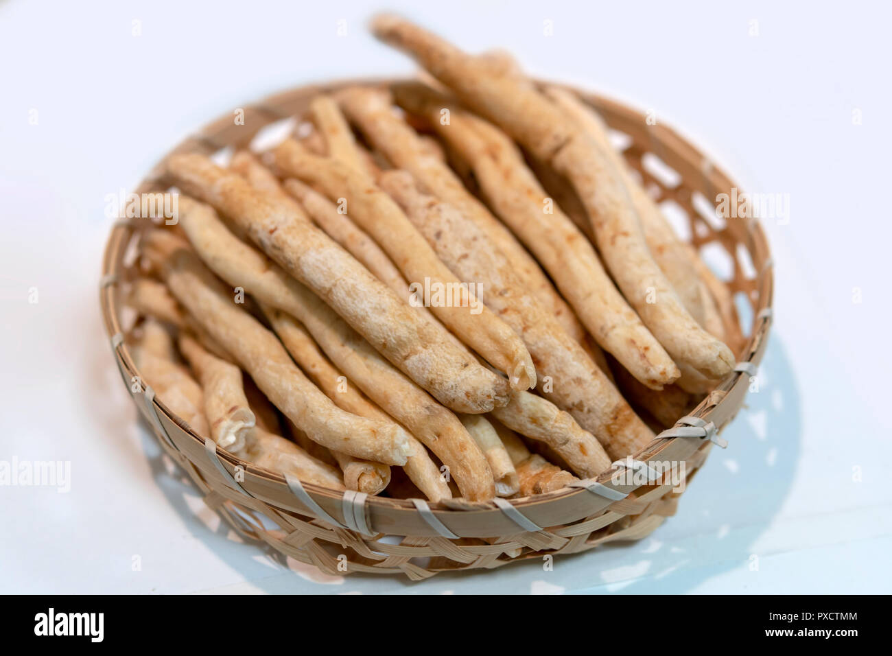 Chinese condiment root horseradish Stock Photo Alamy