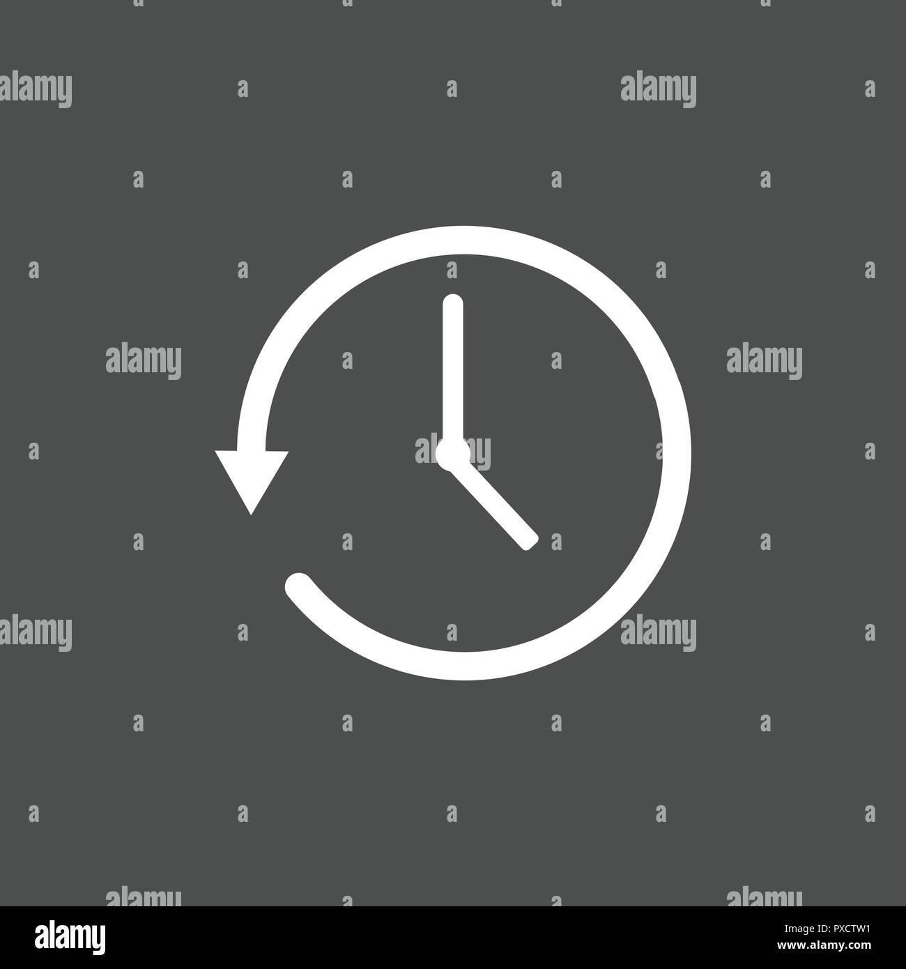 Alarm, clock icon vector illustration Stock Vector