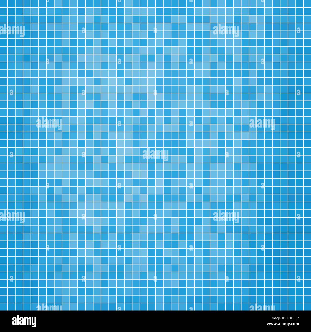 abstract vector square pixel mosaic background - blue Stock Vector ...