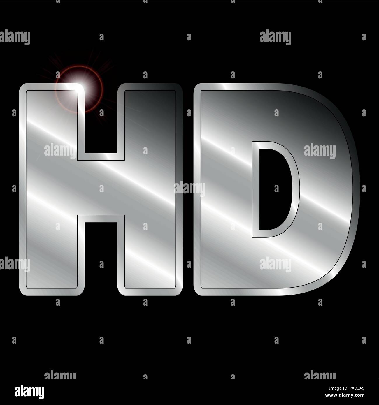 Icon HD - High Definition - Vector Stock Vector