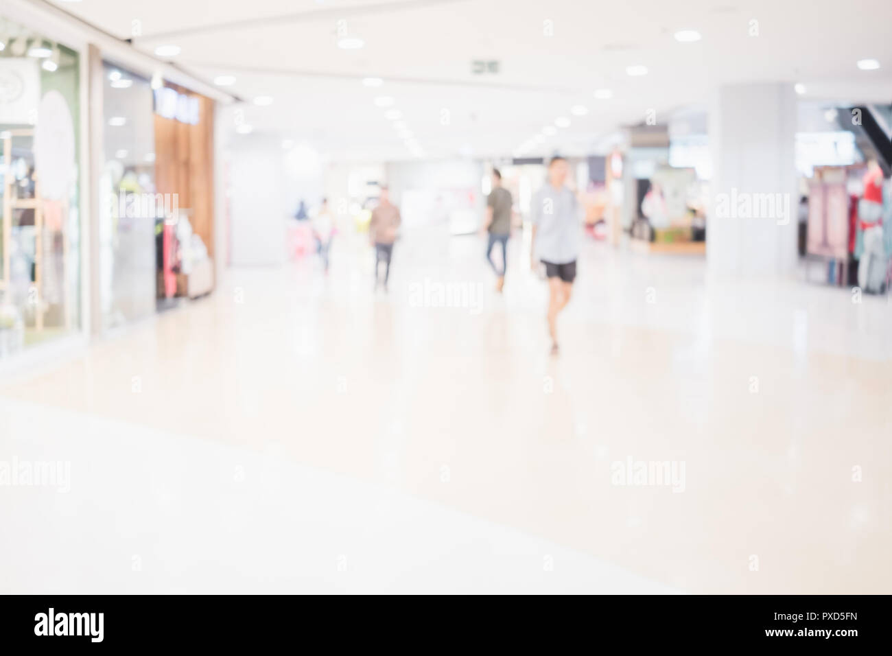 abstract shopping in mall store blurred background Stock Photo - Alamy