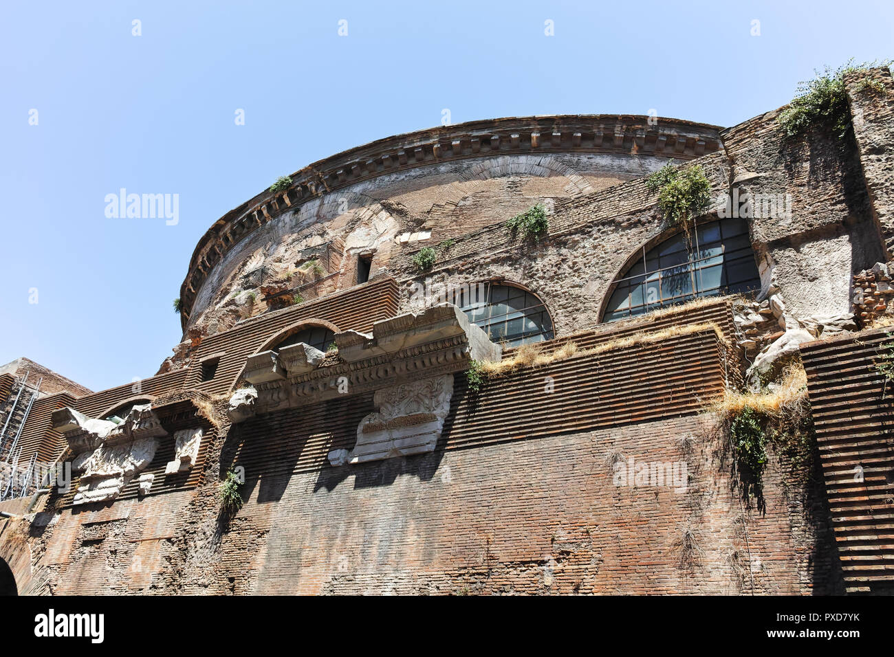 ROME, ITALY - JUNE 23, 2017: Amazing view of Pantheon in city of Rome, Italy Stock Photo