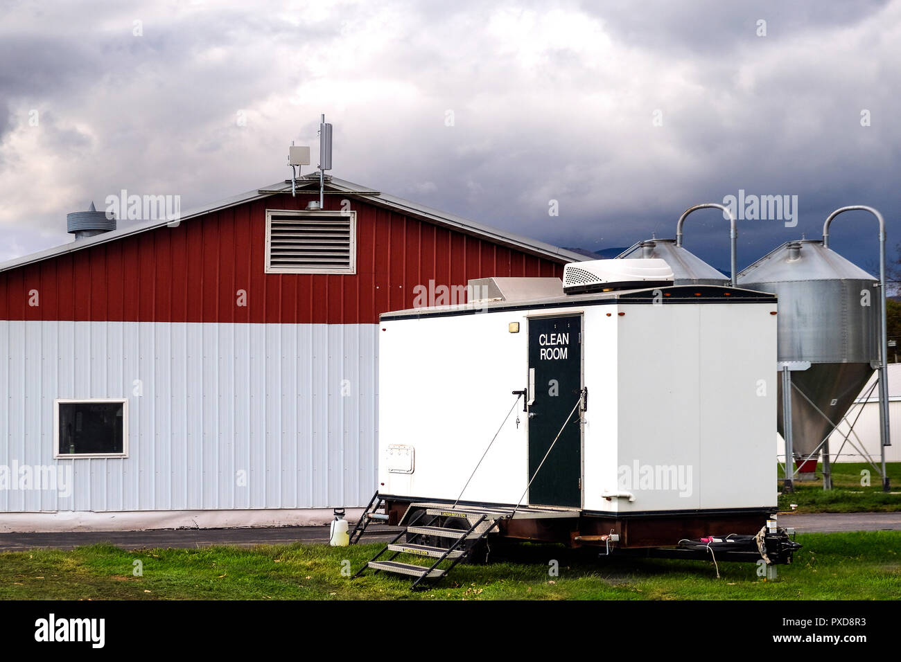 pathogen science clean room building outdoors Stock Photo - Alamy