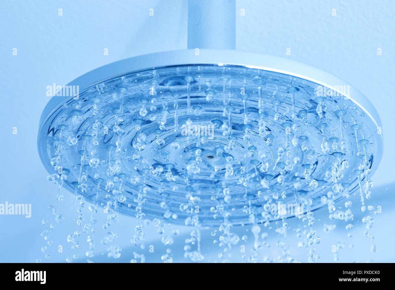 Shower water flowing Stock Photo Alamy