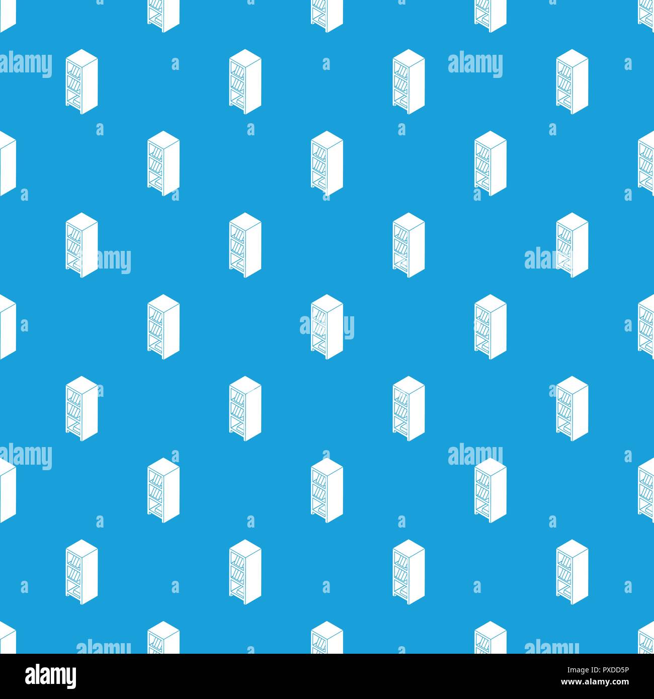 File wardrobe pattern vector seamless blue Stock Vector