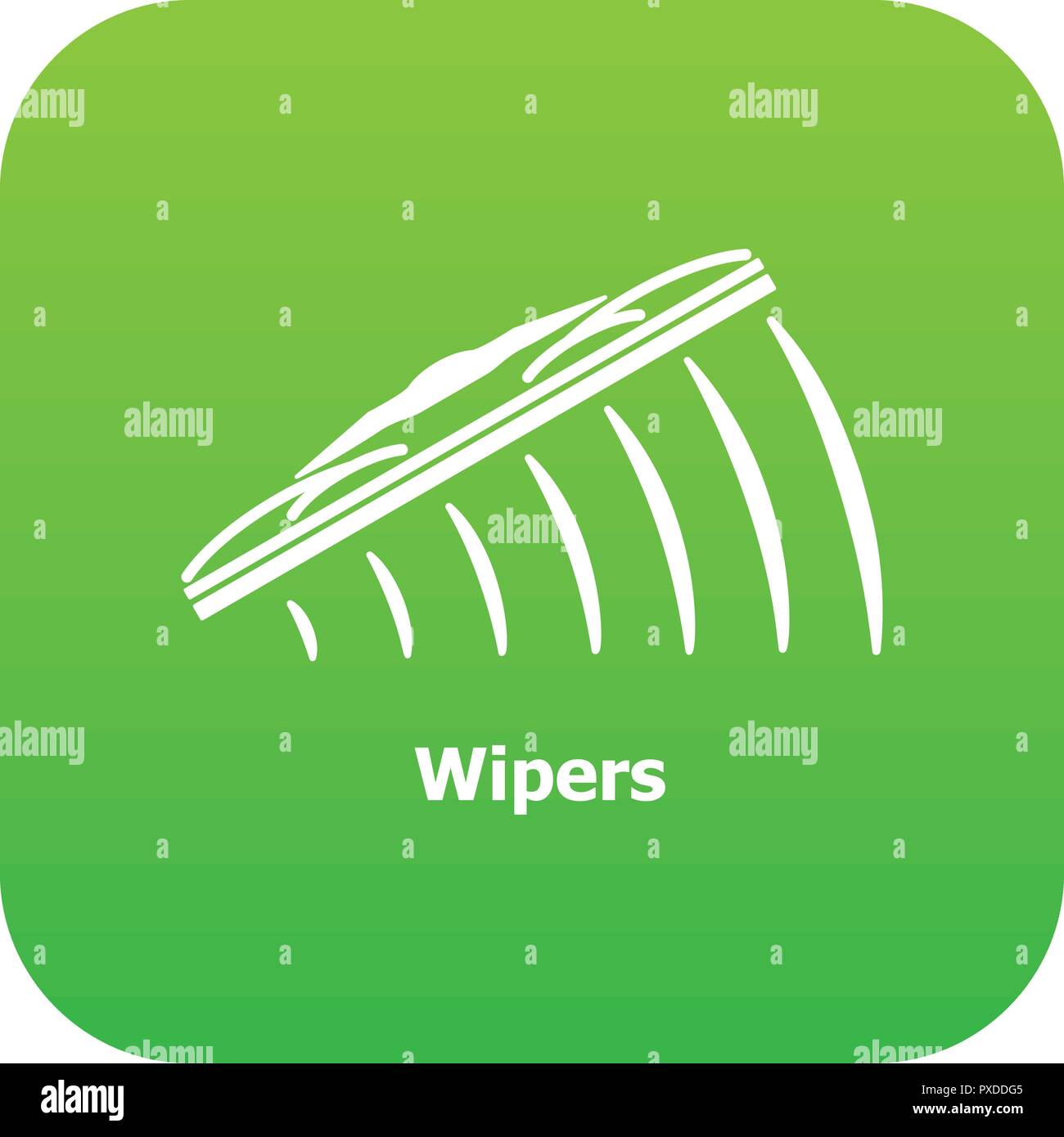 Wipers icon green vector Stock Vector Image & Art Alamy