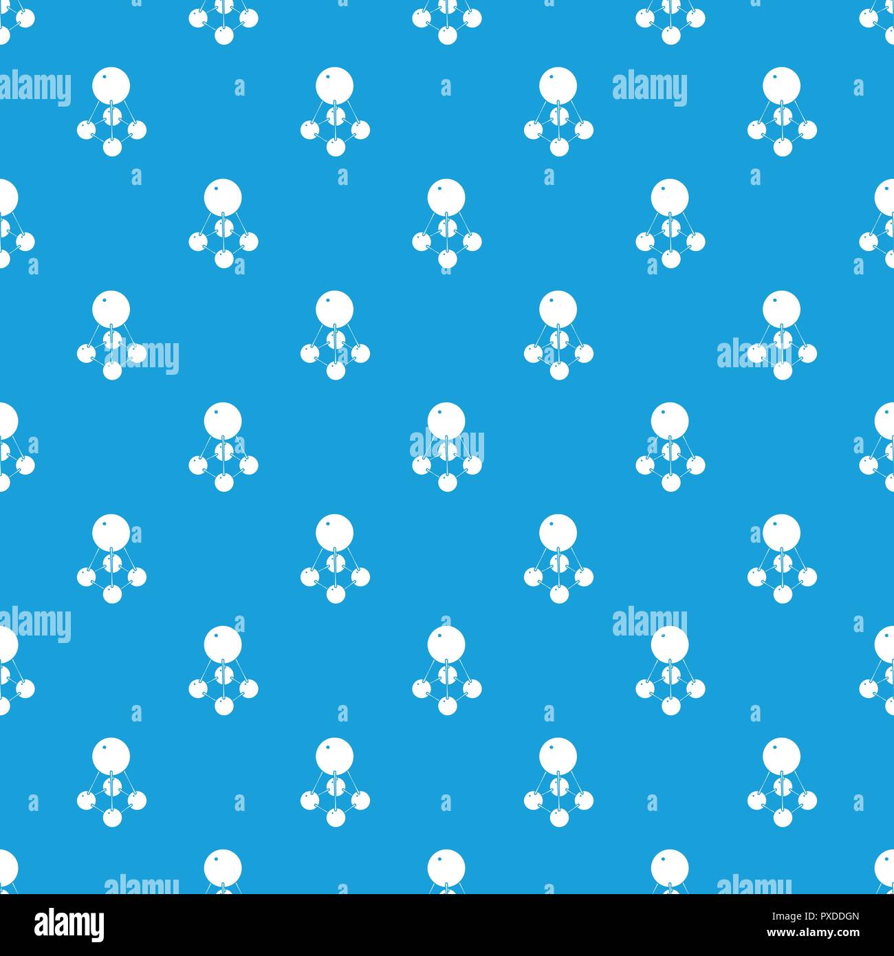 Nitromethane pattern vector seamless blue Stock Vector