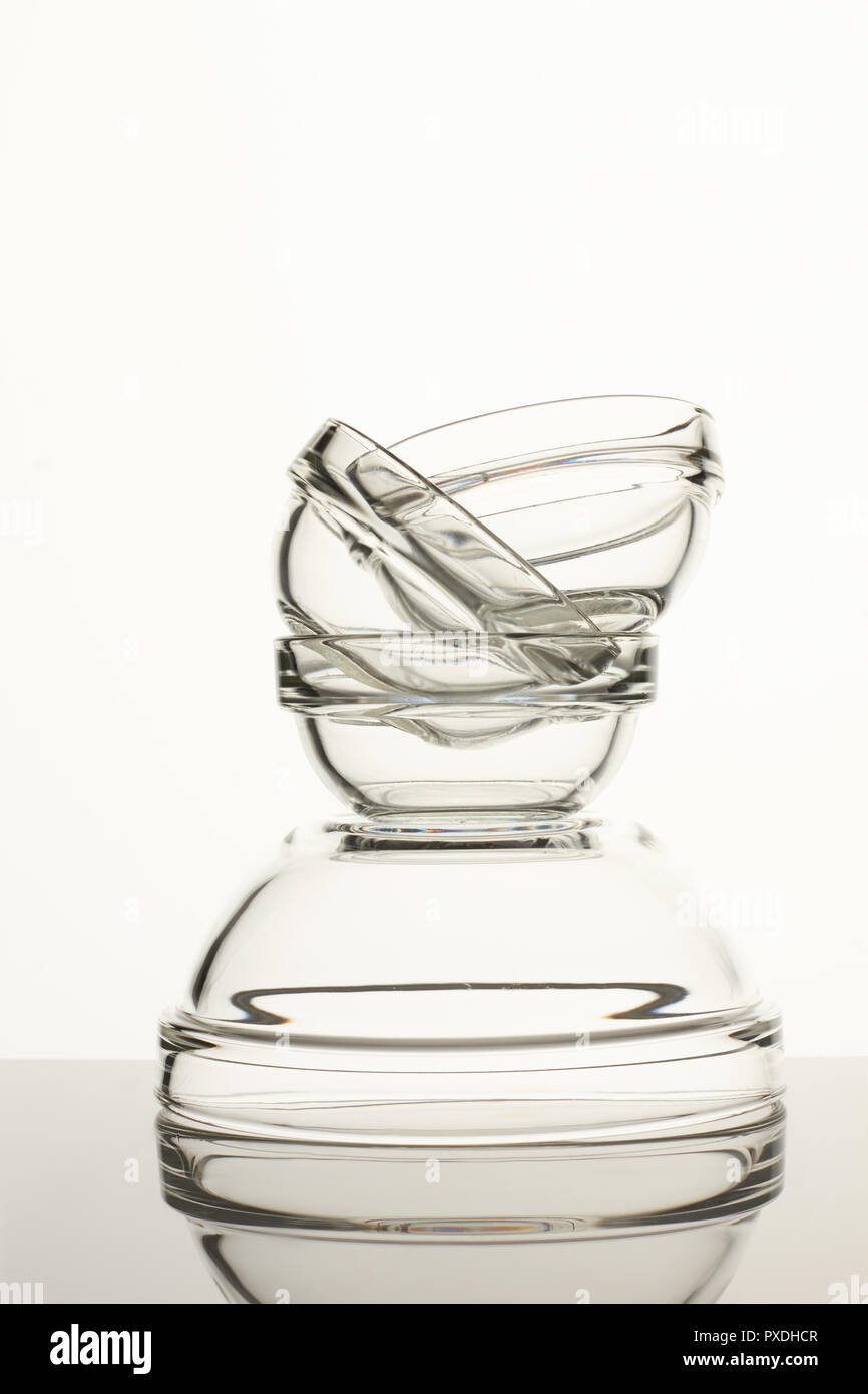 Glass utensil set Stock Photo Alamy