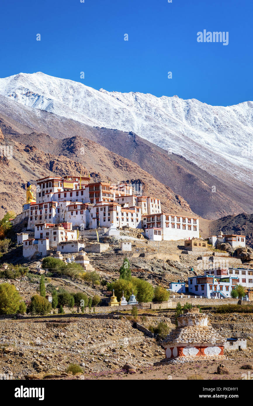 Likir Monastery or Likir Gompa, Ladakh, Kashmir, India Stock Photo